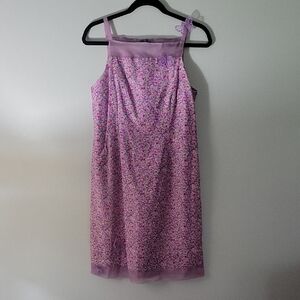 Lilu Pulitzer Floral Purple Sleeveless Dress